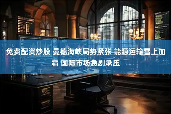 免费配资炒股 曼德海峡局势紧张 能源运输雪上加霜 国际市场急剧承压